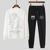 DARC WOLVES Print Casual Sports Men's and Women's Suits High Street Hip Hop Cotton Harajuku Autumn Winter Tracksuit Sweatpants 4