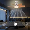 ventilador de techo con luz led soffitto con luce room cooler e27 socket fan led chambre deco ceiling fan with light bombilla 2