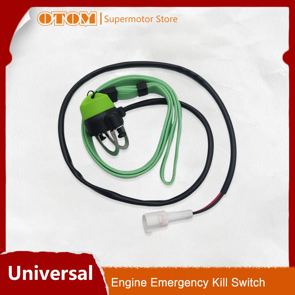 

Выключатель OTOM для аварийного убийства двигателя мотоцикла, противоударный выключатель с ремешком на запястье, универсальный для HONDA KTM YAMAHA GR8 AVANTIS