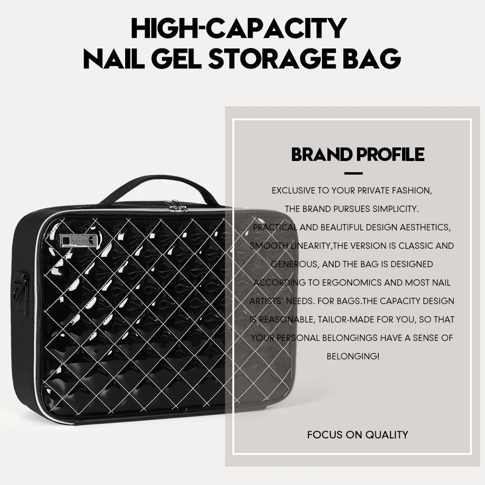 S-PRO Nail Artist Bag, Black | Boxes & Bags | Salon Services