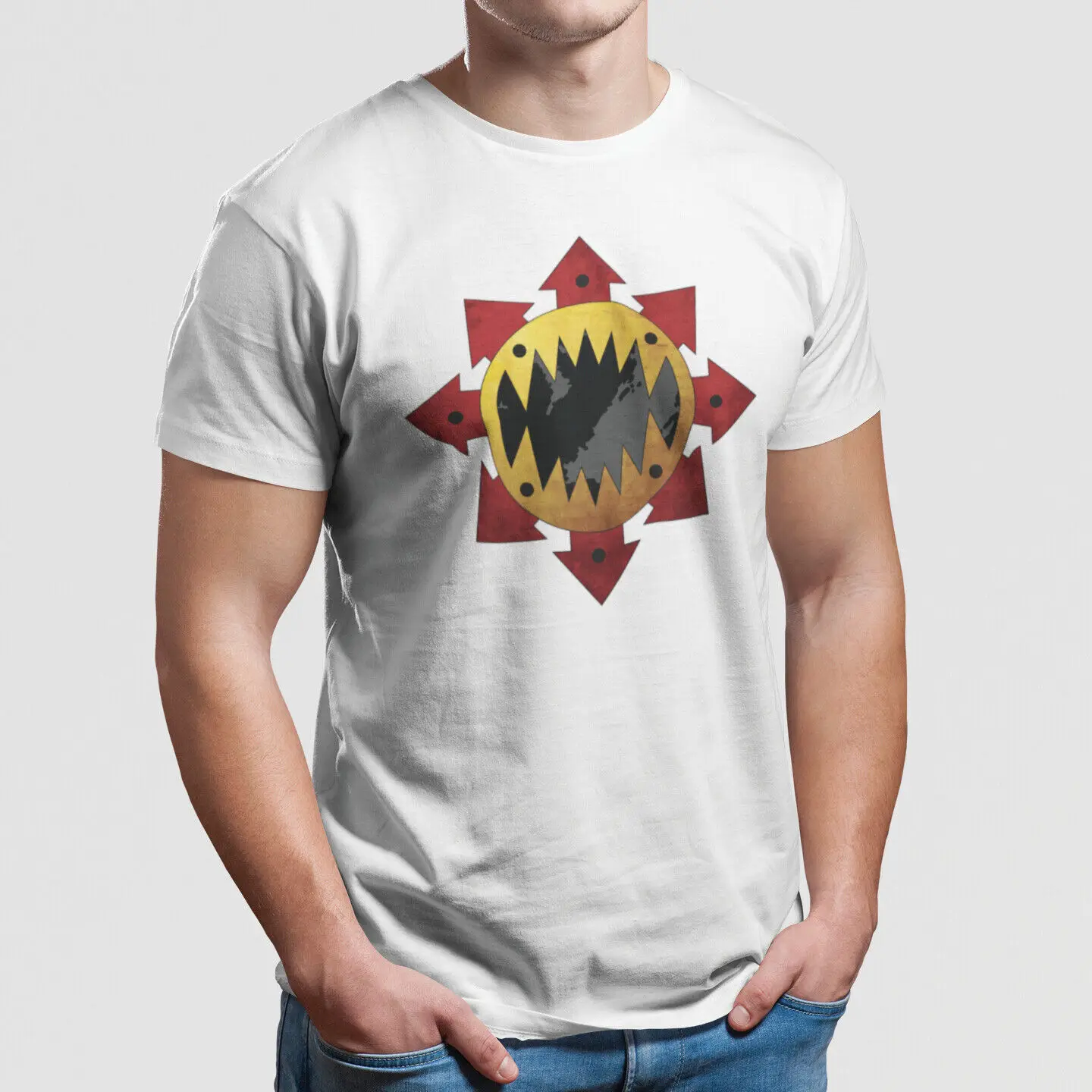 T-Shirt Softstyle Con Distintivo Del Capitolo Stilizzato Di World Eaters-Unisex