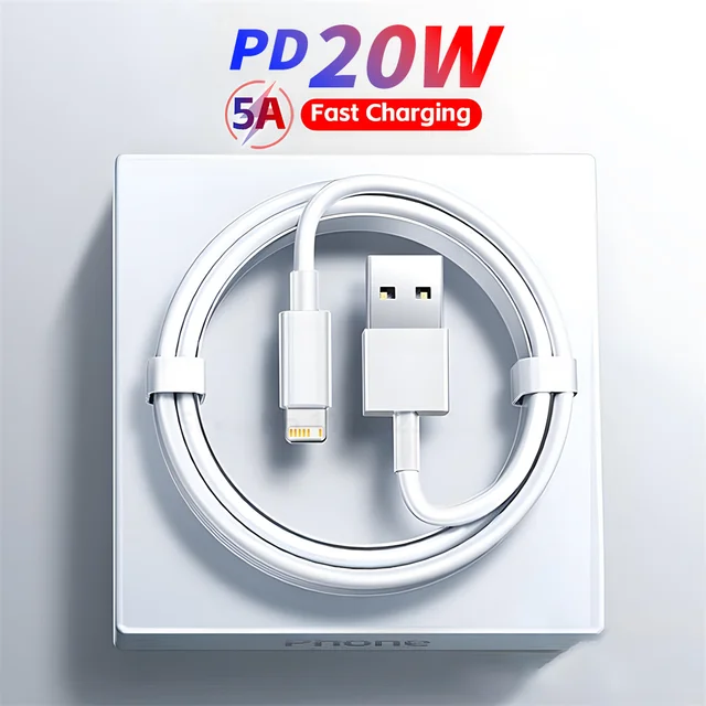 Original Usb Cable Iphone 13 11 12 Pro Max Mini Xr Xs Fast Charging Phone  Ipad - Mobile Phone Cables - Aliexpress