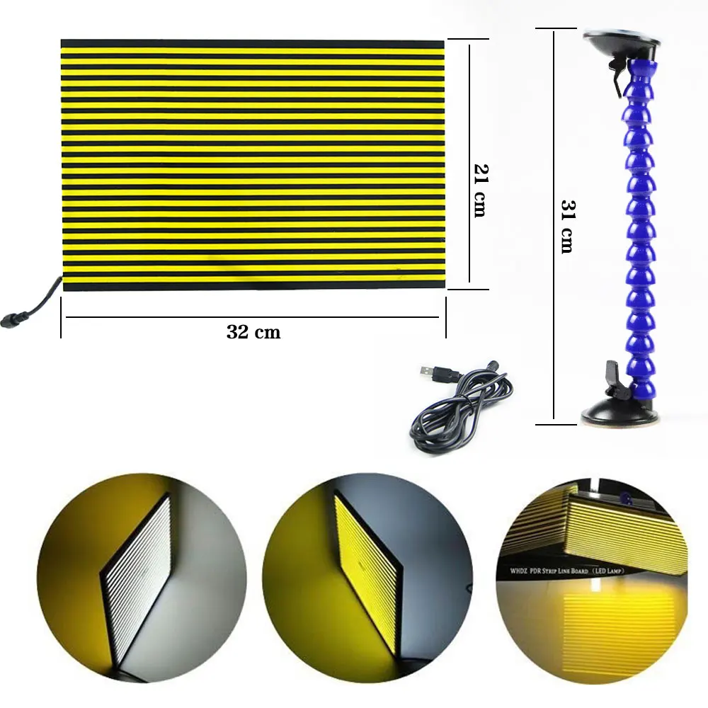 Auto Repair Tool Paintless Dent Repair Tools Dent Removal Led Lamp Reflector Board Light Line Board Reflecion Board