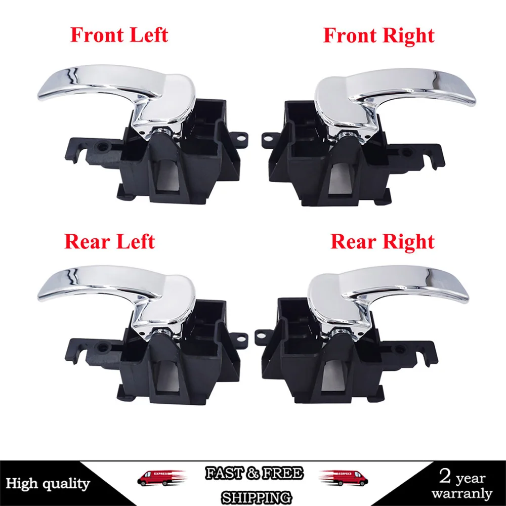 4X Interne Maniglia Anteriore Posteriore Sinistra Destra Per Nissan Pathfinder Navara D40 Per Nissan Pathfinder 80670-4X02B 80671-4X02B