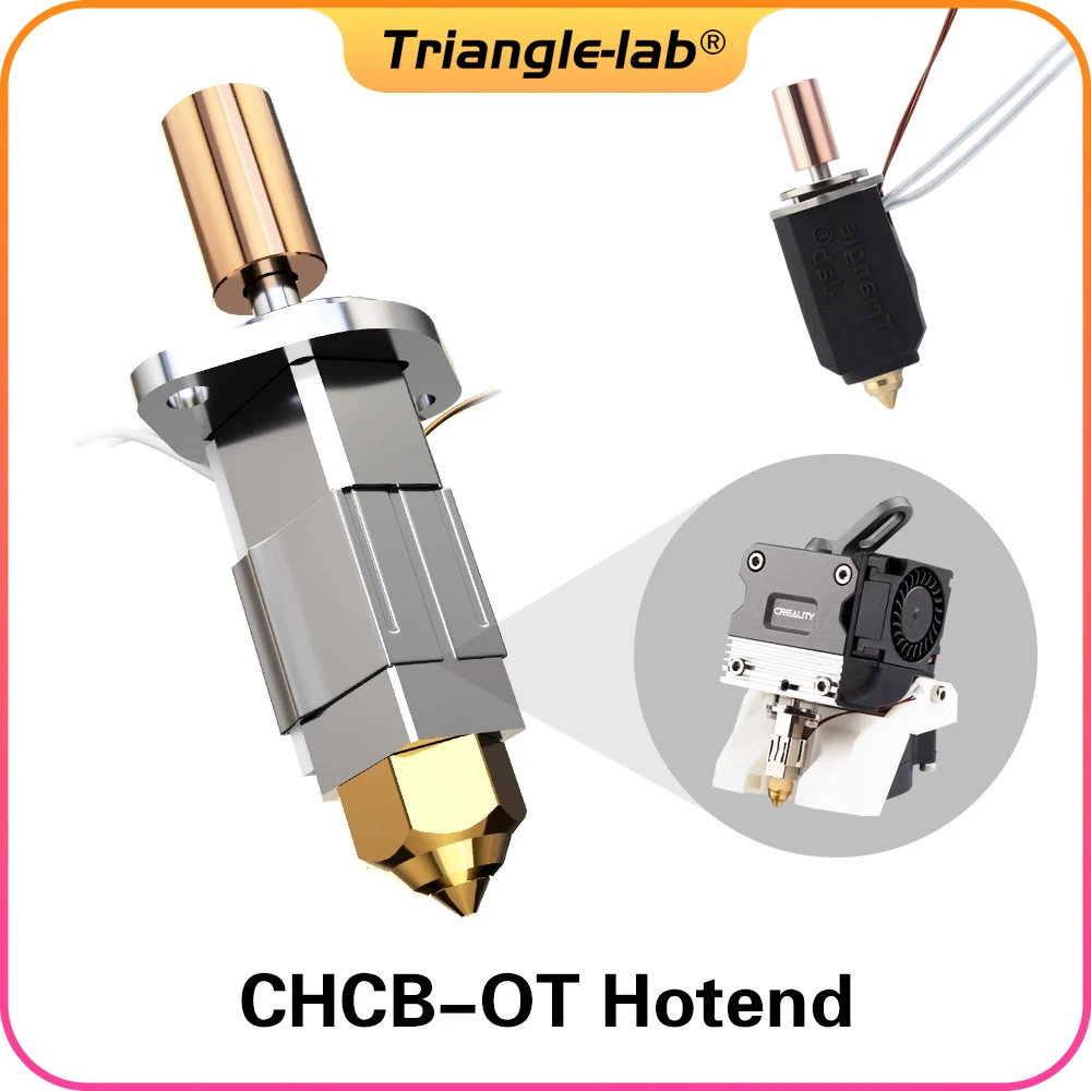 C Trianglelab CHCB-OT Hotend updated KIT K1 HOTEND for Sprite Extruder Creality K1 3D printer Creality K1 Max CR-M4 printer детали для 3d принтера k1 hf красная ящерица высокотемпературная экструзия hotend v6 hotend высокоскоростная экструзионная головка для voron 2 4 ender 3 v2