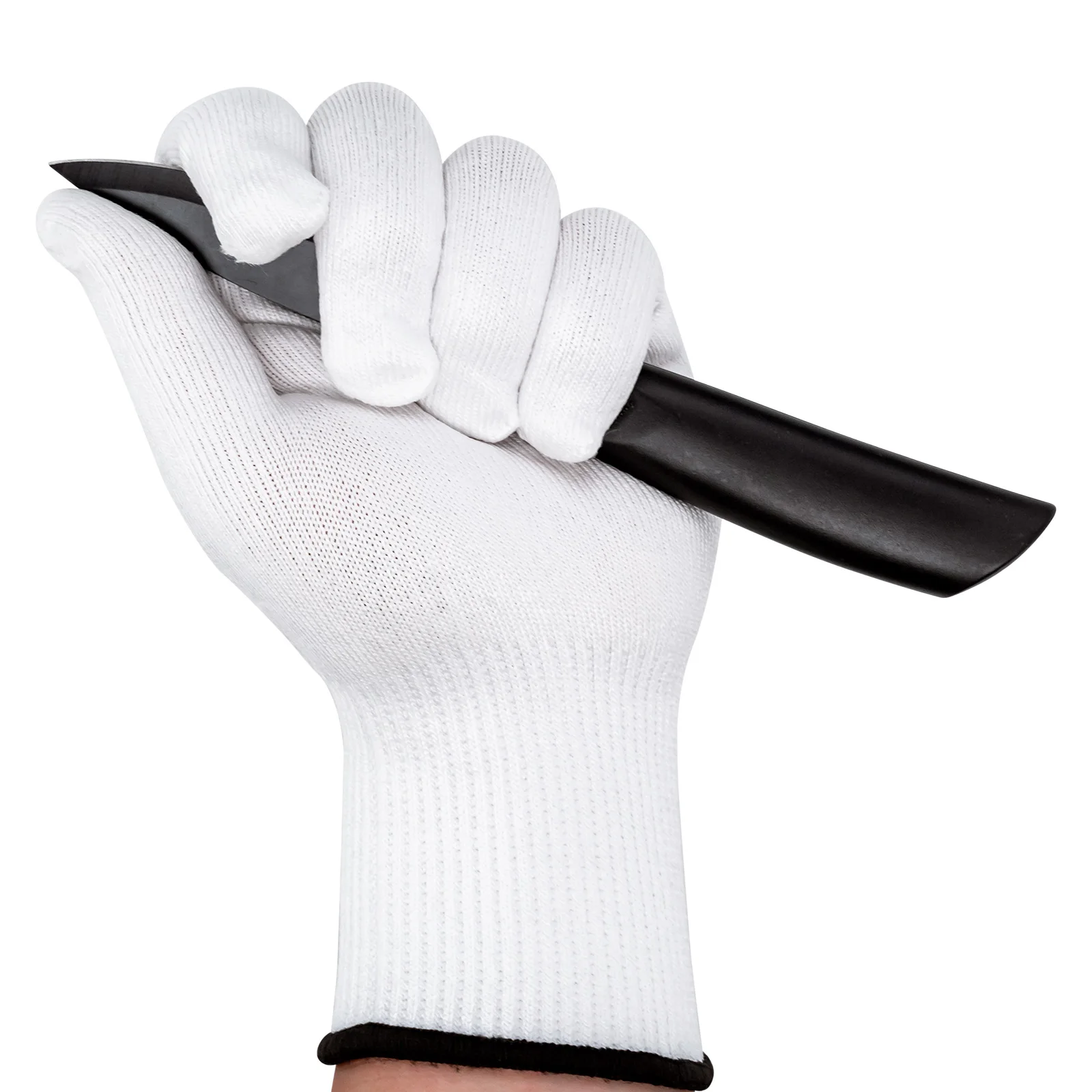 FOSHIO Anti-Cut Nylon Gloves Wear Resistant Work Gloves for Car Vinyl Wrap Window Film Tinting Anti-Static Hand Protector Cover