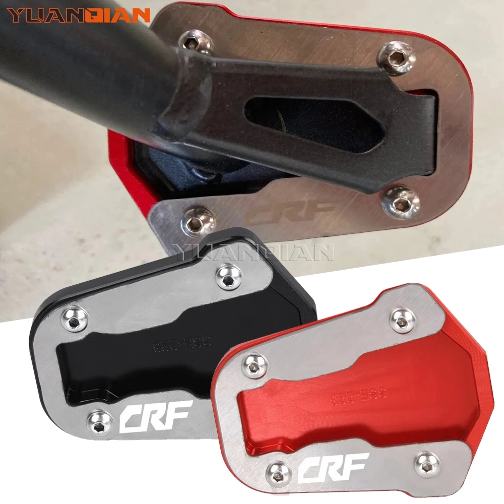 

2023 CRF300L Foot Side Stand Extension Kickstand Motorcycle Sidestand Plate Enlarge For Honda CRF 300 L CRF300 Rally 2021 2022