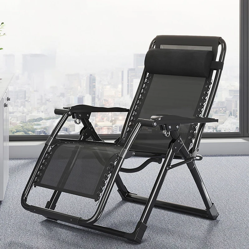 

Lounge Folding Beach Chairs Office Nap Bed Home Balcony Leisure Chair Relax Outdoor Backrest Sillas Outdoor Furniture WKOC
