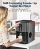 Self Dispensing Countertop Nugget Ice Maker, Nugget Ice Maker Countertop, 55lbs/24H,Pebble Ice Maker with Self-Cleaning 6