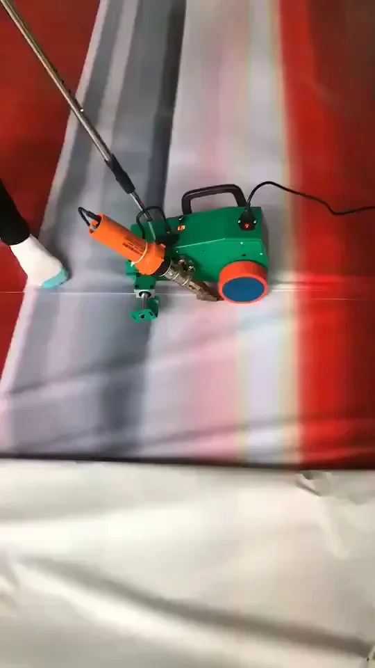 Guangzhou Small Size Portable Tarpaulin Plastic Pvc Flex Banner Heat Hot Air Seam Welder Welding Machine 2