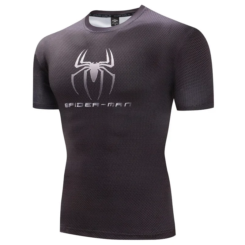 Spiderman Men's T-shirt Superhero Men's T-shirt Summer Men's Wear New Short Sleeve 3D Printed T-shirt Oversized Men's Clothing 2