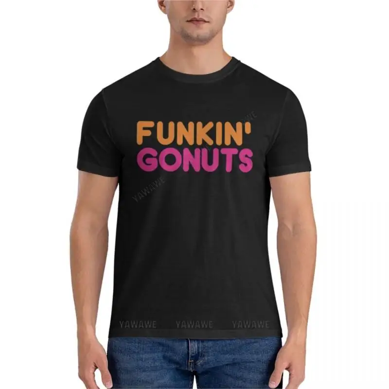 Funkin Gonuts T-Shirt Essential T-Shirt Graphic T-Shirt Plain T-Shirt Mens Plain T-Shirt Per Uomo
