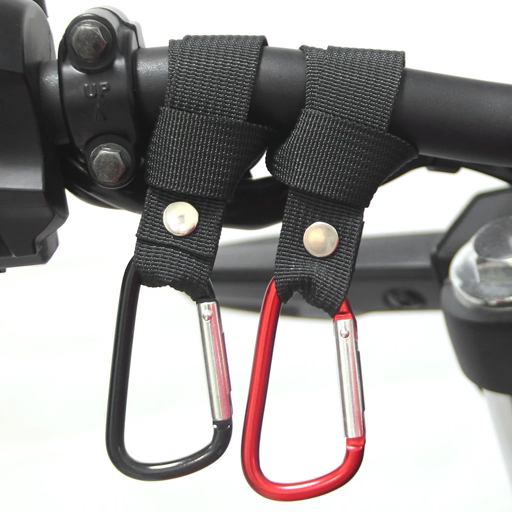 Motorcycle Electric Scooter Hook Aluminum Alloy Handlebar Hook for Bicycle Baby Cart Stroller Front Hanger Multifunctional