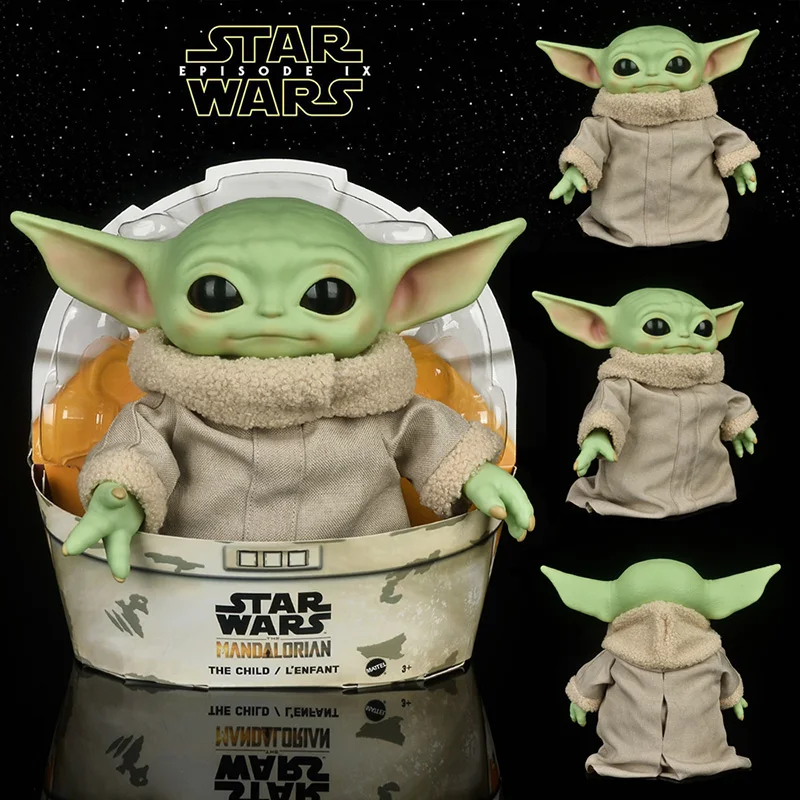 

28cm Movie Star Wars Plush Cloth Yoda Baby Mandalorian Plush Toy For Male And Female Friends To Send Children's Doll Gifts