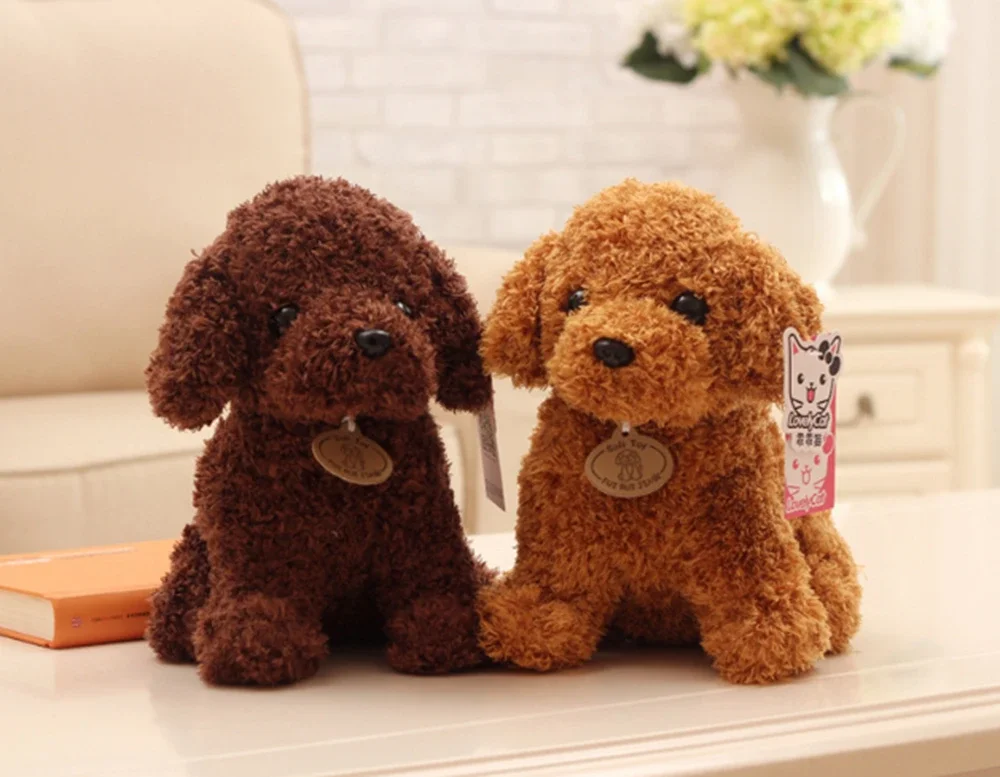 Süßes Teddy Plüschhund Spielzeug Mit Locken Als Kindergeschenk_voghion.com