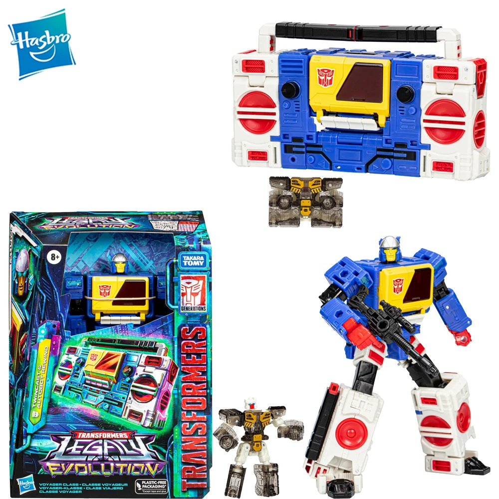 

[В наличии] Оригинальные фигурки Hasbro Трансформеры Legacy Evolution Twincast и Autobot Rewind 178 мм, коллекционные модели игрушек
