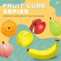 [Fanxin Fruit Cube Series] Banana Lemon Peach Apple Orange Irregular 3x3x3 Children’s Preschool 2