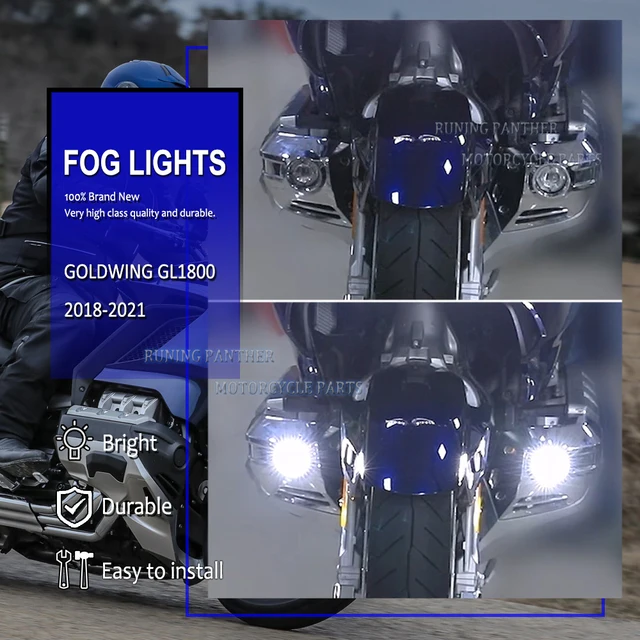 NEUE Motorrad Paar Led-nebelscheinwerfer Nebelscheinwerfer W/Befestigung  Kit Für Honda Gold Wing GL 1800 GL1800 Tour DCT 2018 2019 2020 2021 -  AliExpress