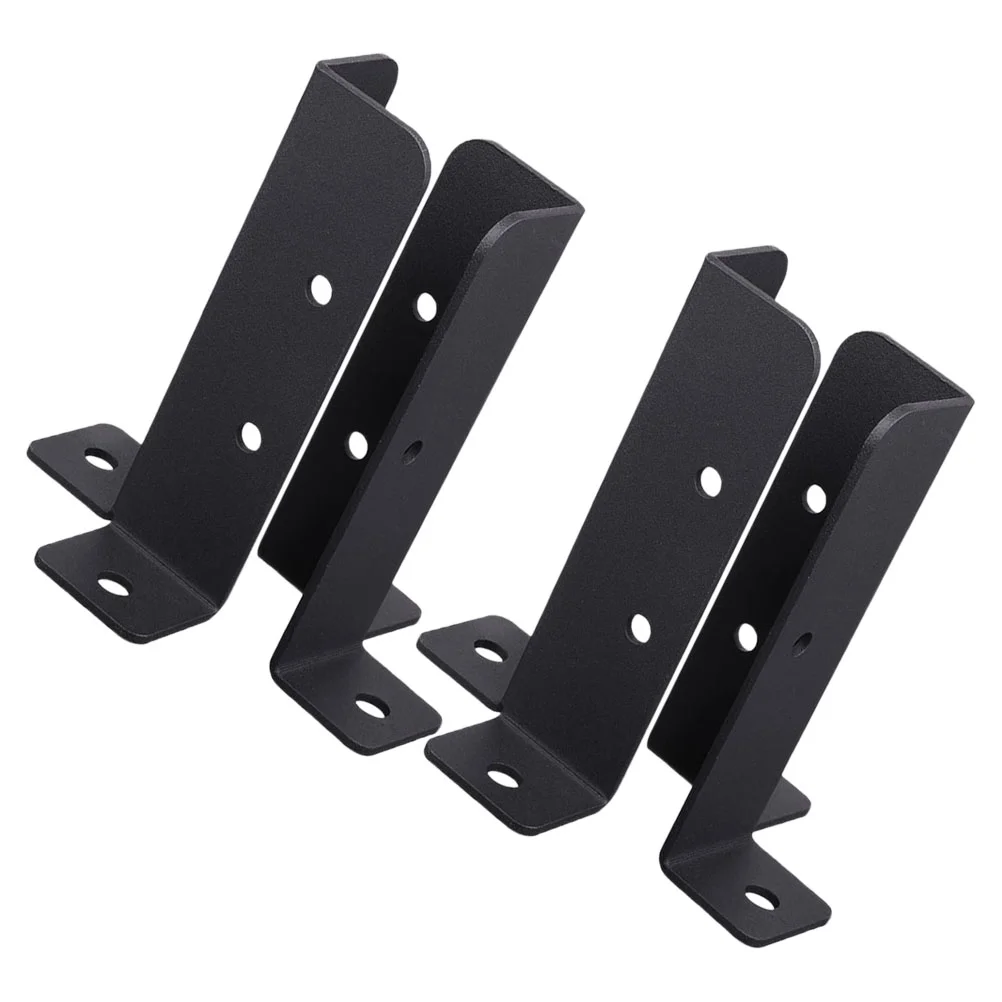 

4 Pcs Patio Post Fixing Bracket Pergola Fence Kit Mailbox Installation (4pcs) Picket Base