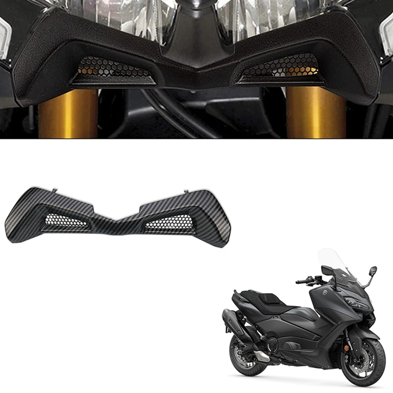 

Carbon Fiber Front Air Intake For Yamaha Tmax 530 TMAX 560 2017-2021 Modified Fixed Wing Intake Hood Chin Deflector