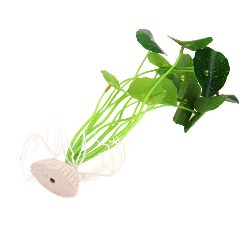 Artificial Lotus Leaf Aquarium Grass: Vivid and Non-toxic Garden Decoration