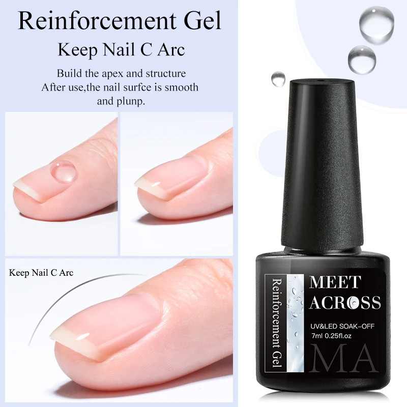 Reinforcement Gel Nail Polish Keep Nail C Arc 7ml Enhanced Nail Art  Thickness Base Gel Top Coat Gel Varnish Nail Art Manicure - Nail Gel -  AliExpress