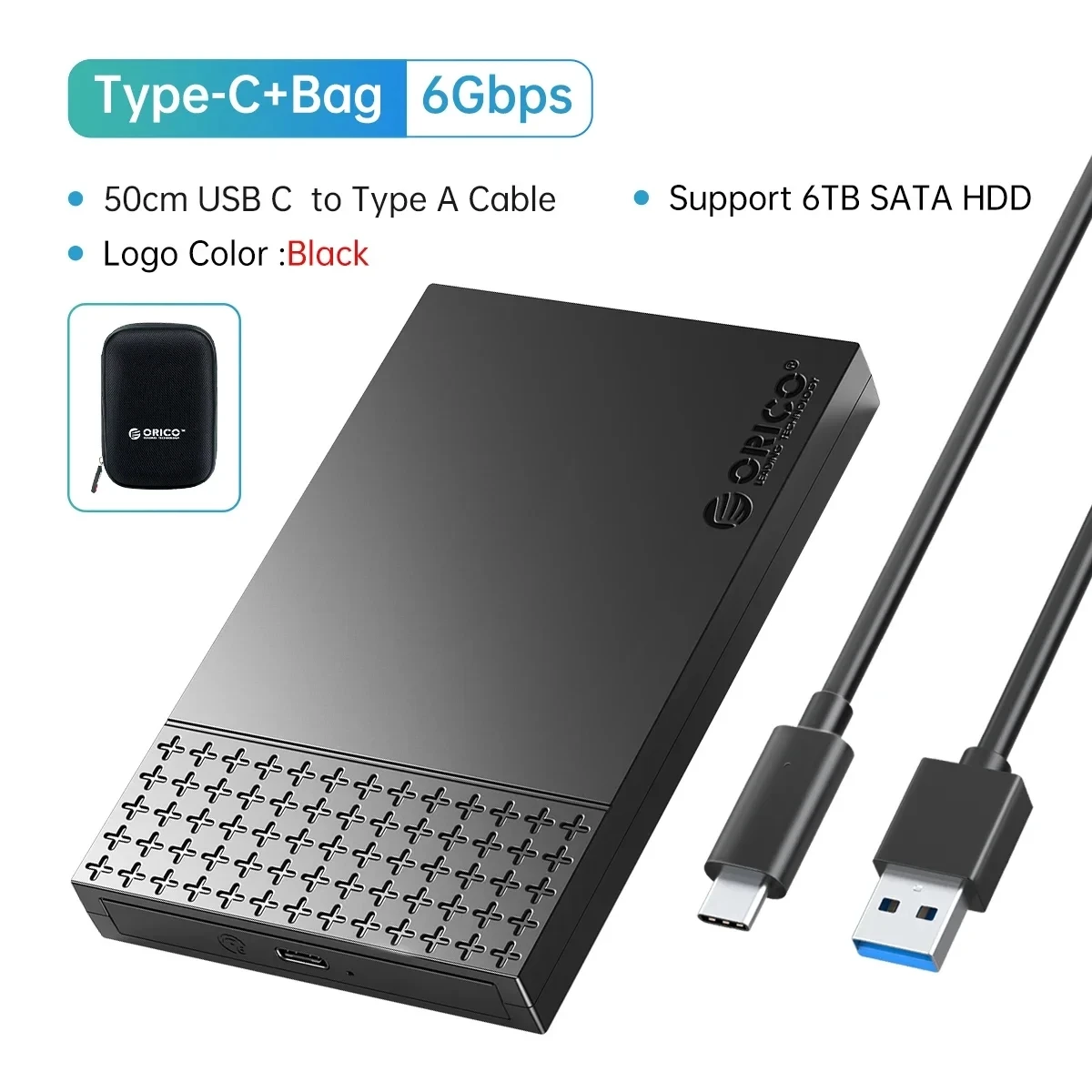 Orico Hdd Case Type-c Usb3.1 To Sata3.0 2.5