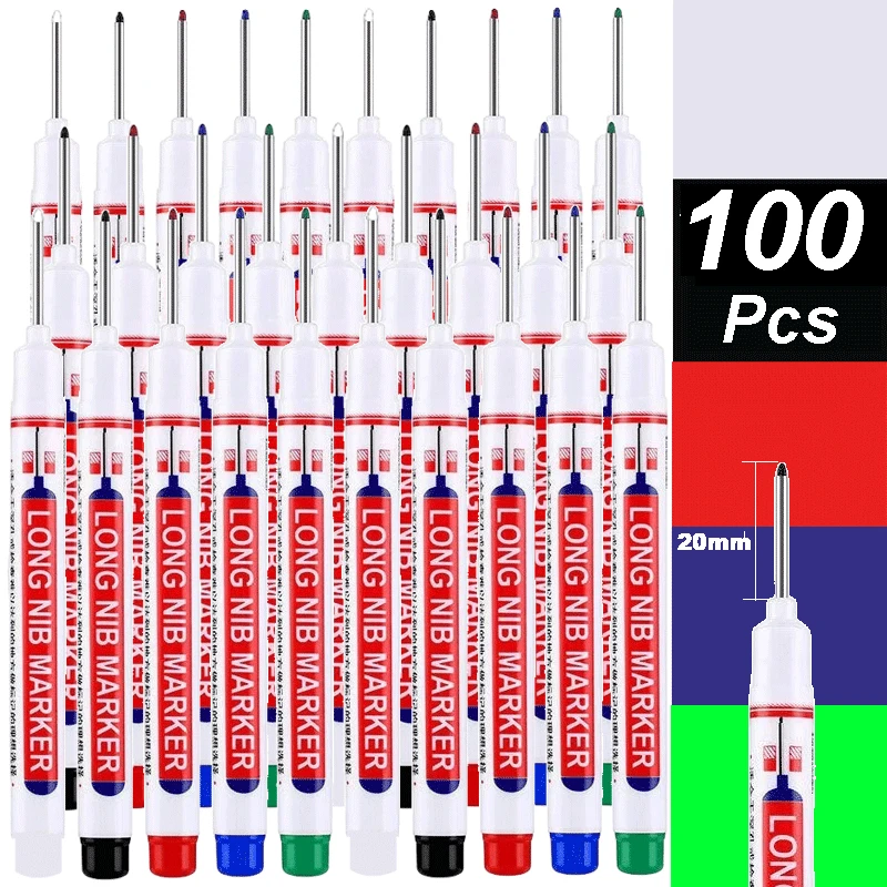 Waterproof Long Head Markers 6