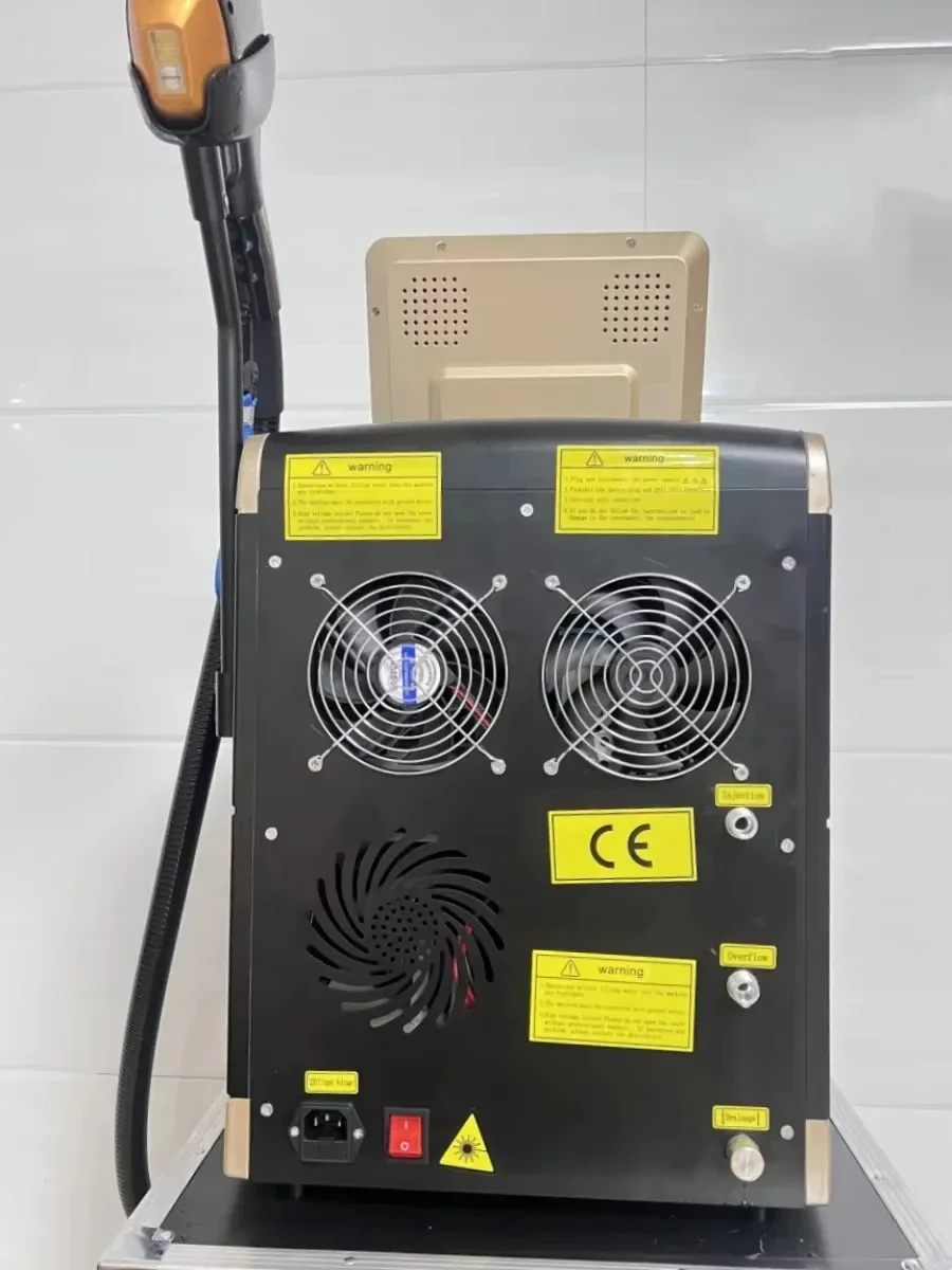 High power Permanent 755 808 1064 808 nm Ice Platinum Titanium 3 wavelength Diode Laser Hair Removal Machine