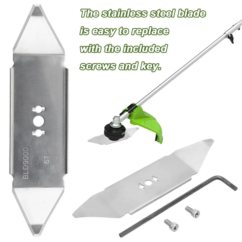 Stainless Steel Garden Lawn Mower Accessories with Hex Wrench Replacement Blades for Robomow RX Lawn Mower