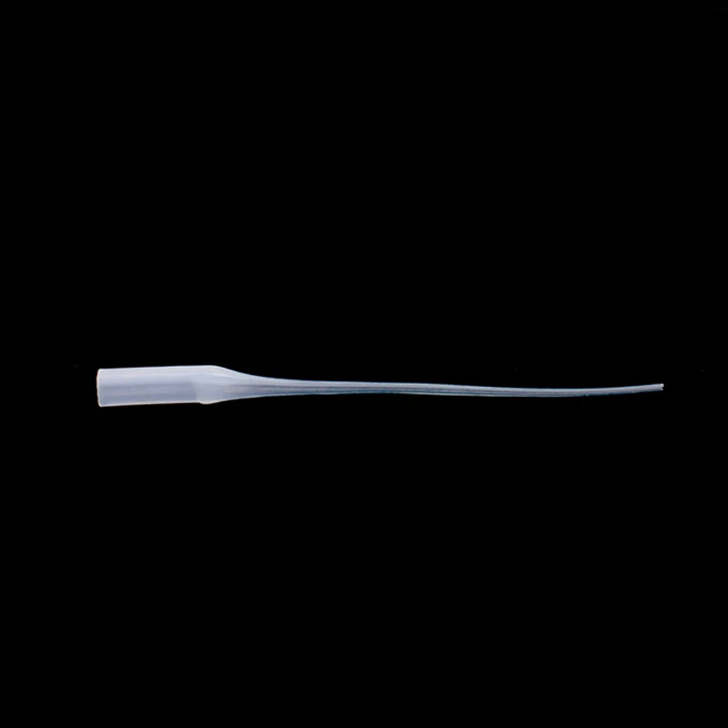 Plastic Glue Tips Glue Micro-Tips Plastic Glue Bottle Tips Extender Precision Applicator Dropping Tube Nozzle For Crafting Lab 100Pcs