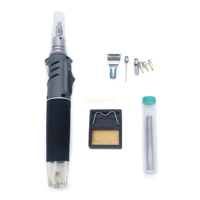 

10-in-1 Professional Gas Soldering Iron Set Welding Kit Torch Stainless Drop Shipping
