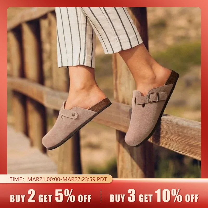 Sandalias De Gamuza CUSHIONAIRE Ritual Para Mujer - Sin Cordones Y Con Soporte De Arco