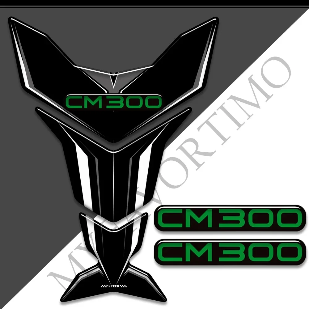 For HONDA Rebel CMX CM 300 CMX300 CM300 Tank Pad Stickers Decal Emblem Logo Protector Fuel Oil Kit Knee опасная бритва с защитой и сменным лезвием rebel barber protector
