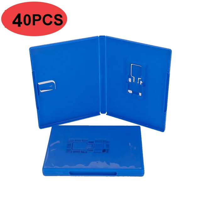 40 unidades/pacote caso de substituição para playstation para ps vita jogo  carrinho de reposição caixa cartucho azul - AliExpress