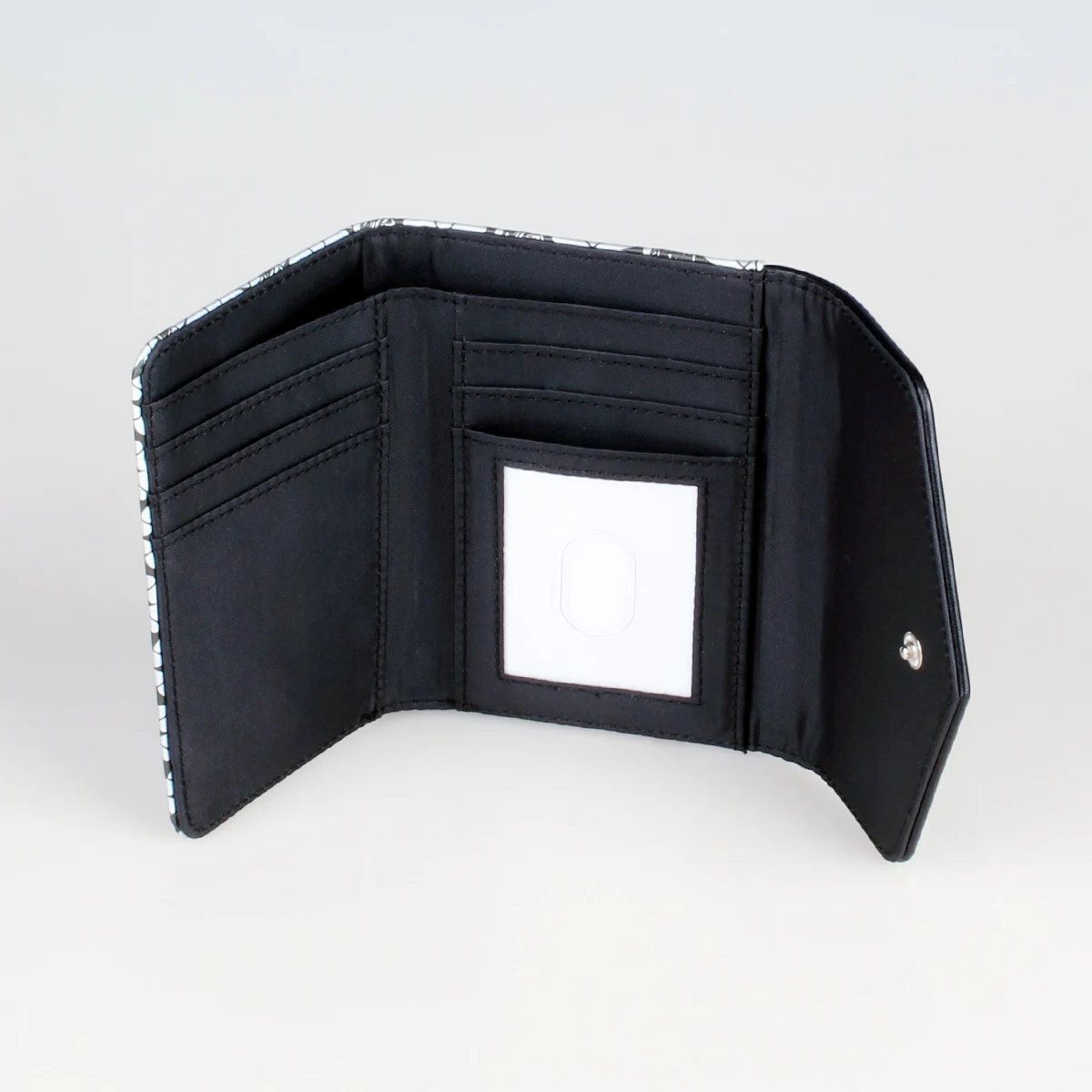 Classic Laser Design Short Wallet, Trendy Geometric Pattern Coin Purse For Women 6