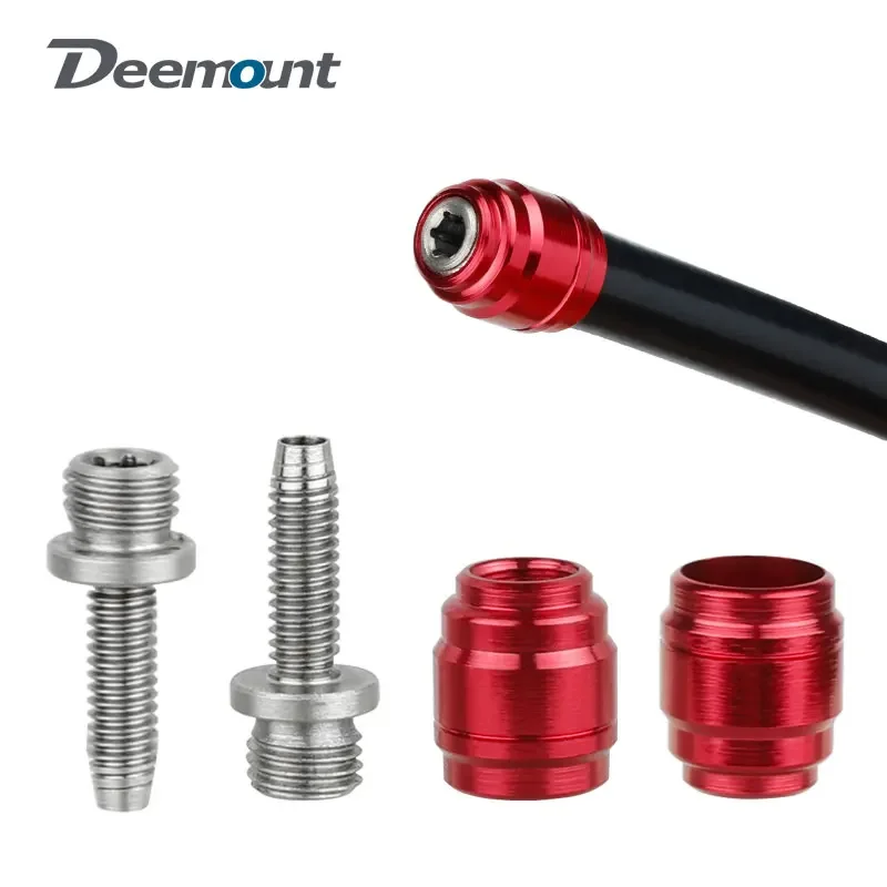 Bicycle Hydraulic Disc Brake Hose Quick Install Inserts Olive Ring Oil Needle Kit fits SRAM Series AVID Stealth-A-Majig Parts bicycle brake oil hose connector