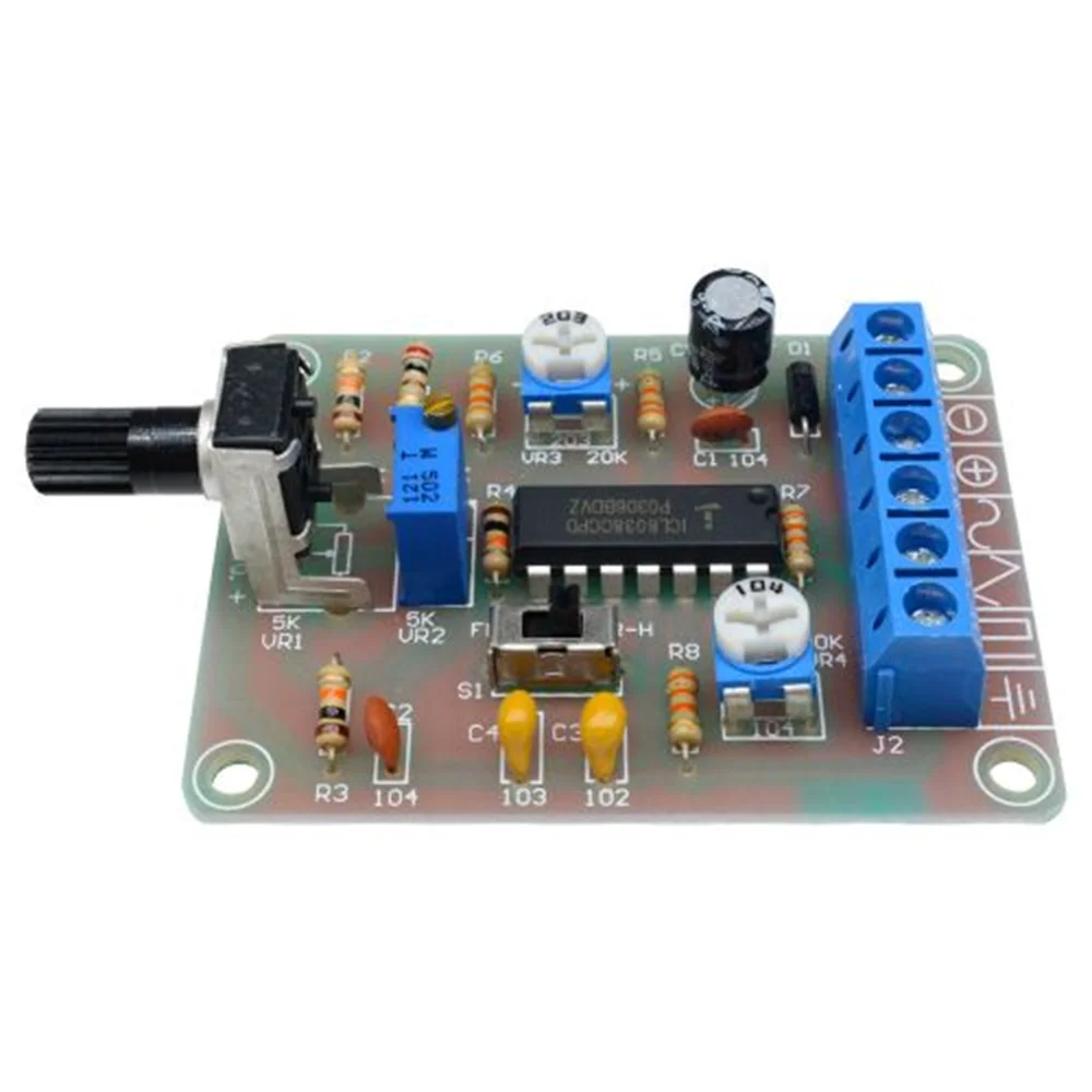 ICL8038 Monolithic Function Signal Generator Module Sine Square Triangle Welded DIY Kit