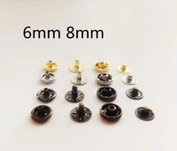 100-500Set 6mm 8mm Wholesale Mini Metal Snap Fasteners Snap Button Press Buckle For DIY Doll Clothing Garment Bag Shoes Crafts 1