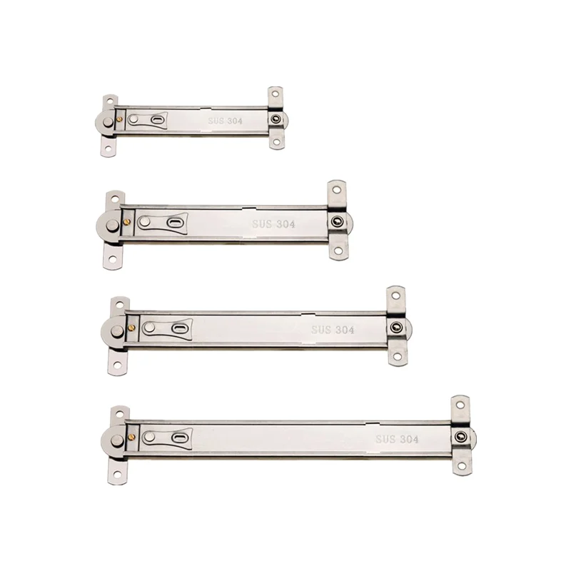 Upper Hanging Window 304 Stainless Steel Sliding Support Limit Push-pull Plastic Rod Outside and Inside Open