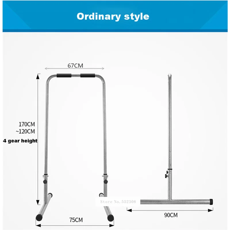 X-98 Multifunctional Home Pull Up Bar Device Indoor Fitness Training Equipment Horizontal Bar Adjustable Height For Adult Child