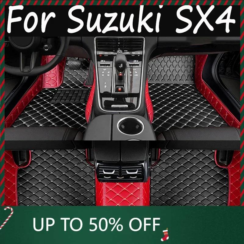 

Автомобильные коврики для Suzuki SX4 S Cross 2020 ~ 2022, аксессуары для интерьера автомобиля, кожаные коврики, подставки для ног