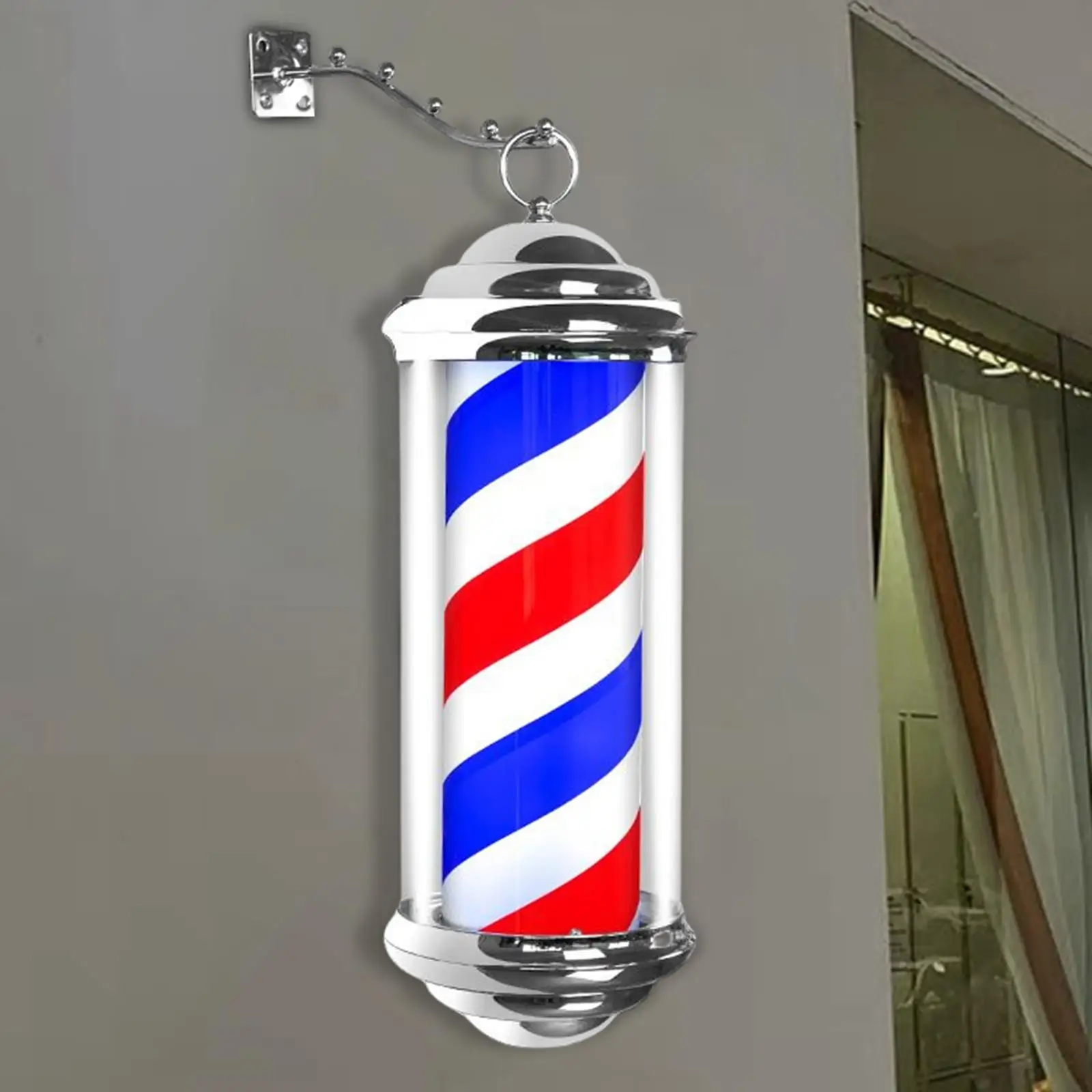Barber Shop Sign Open Lighting Hair Salon Wall Mounted Rotating Pole LED Light Barber Shop Sign Open Lighting Hair Salon Wall Mounted Rotating Pole LED Light
