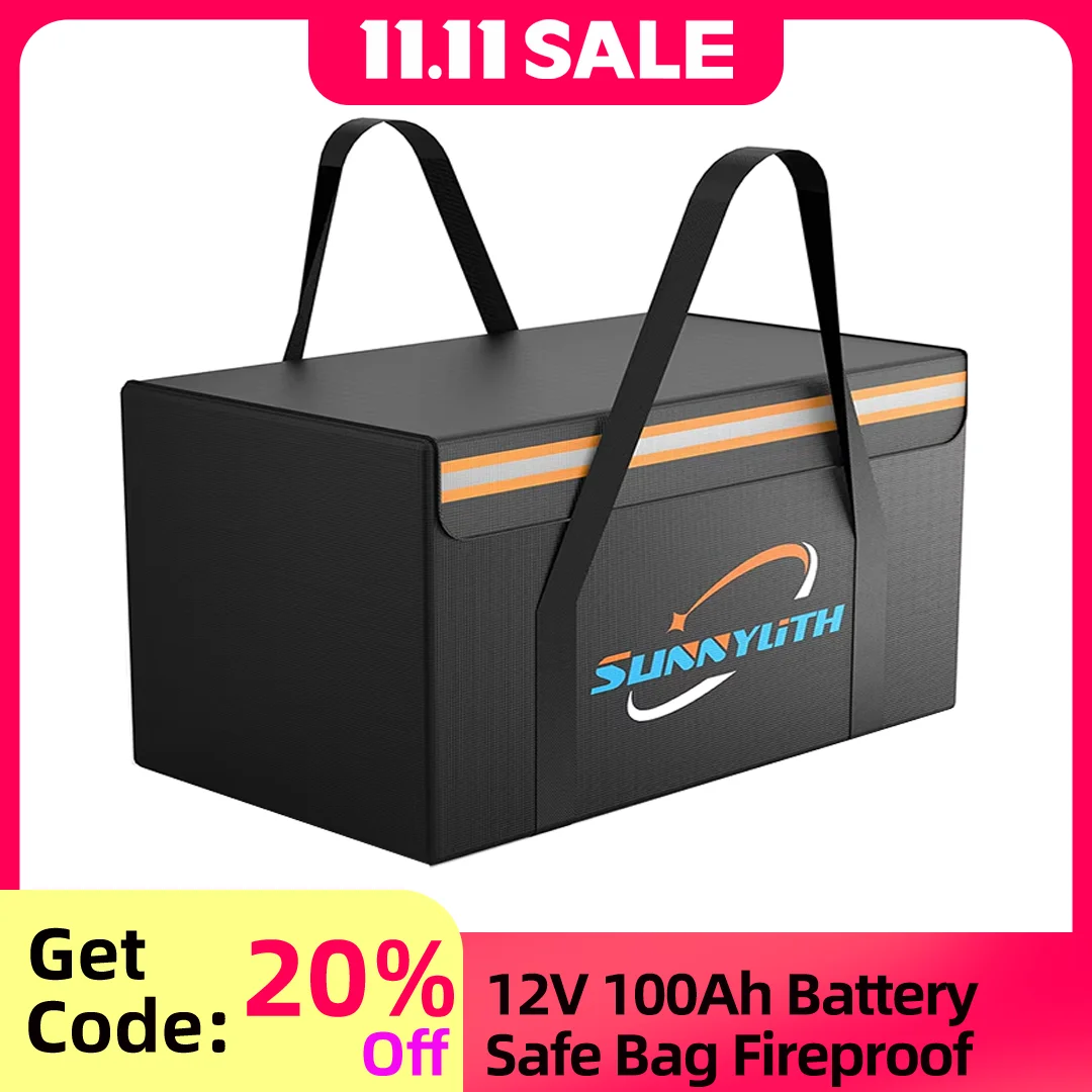 Sac anti-explosion pour batterie drone FPV RC, protection LiPo, noir