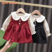 

Bear Leader Spring Fashion NewBorn Baby Clothes Autumn Birthday Princess Dress Costume Infant Polka Dot Christmas Vestidos 0-2Y