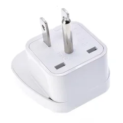 Universal Travel Adapter Plug for US Outlets - Compatible with AU/EU/UK/Swiss/Italy (WHITE)