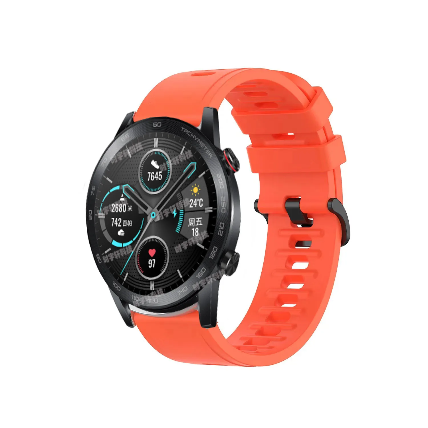 Premium Silicone Replacement Strap for Smartwatches - Men's Bracelet Collection