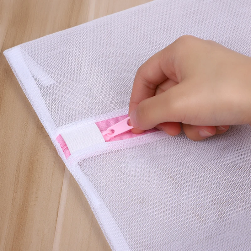 Zippered Mesh Laundry Wash Bags Foldable Delicates Lingerie Bra Socks Underwear Washing Machine Clothes Protection Net 3 Size laundry bag,clothes washing bag,underwear washing bag,bra washing bag