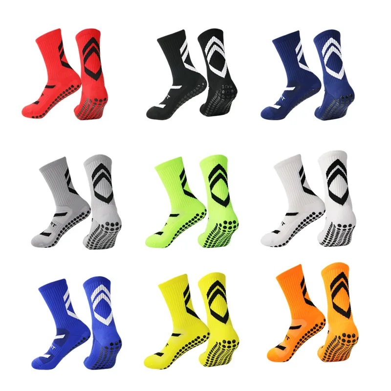 

Soccer Slip Football Socks Men Anti Sport Grips Crew Socks Cycling Running Socks