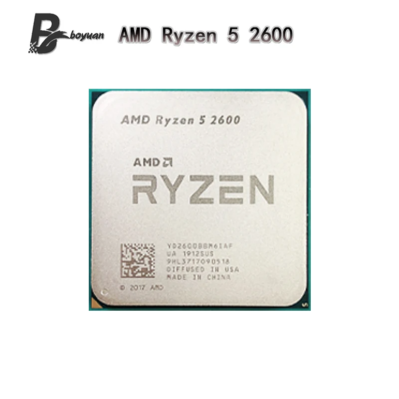 AMD-procesador de CPU Ryzen 2600 R5 2600 3,4 seis núcleos, 12 hilos, YD2600BBM6IAF, compatible con CPU de escritorio, toma para juegos, AM4 - AliExpress oficina
